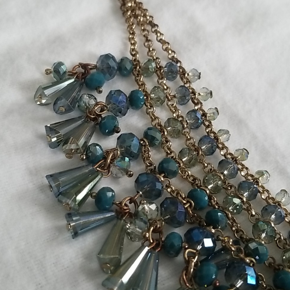 Beaded Statement Necklace - image 4